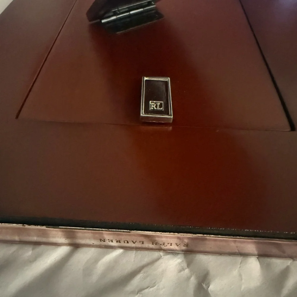 Ralph Lauren Silver and Brown Picture Frame Accents